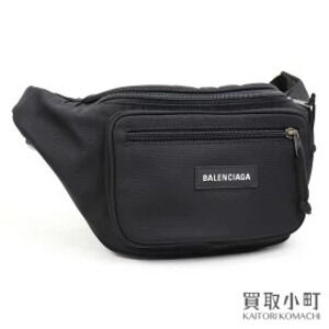 Balenciaga Explorer Belt Pack Black Canvas Crossbody Bag Waist Clutch Bum V